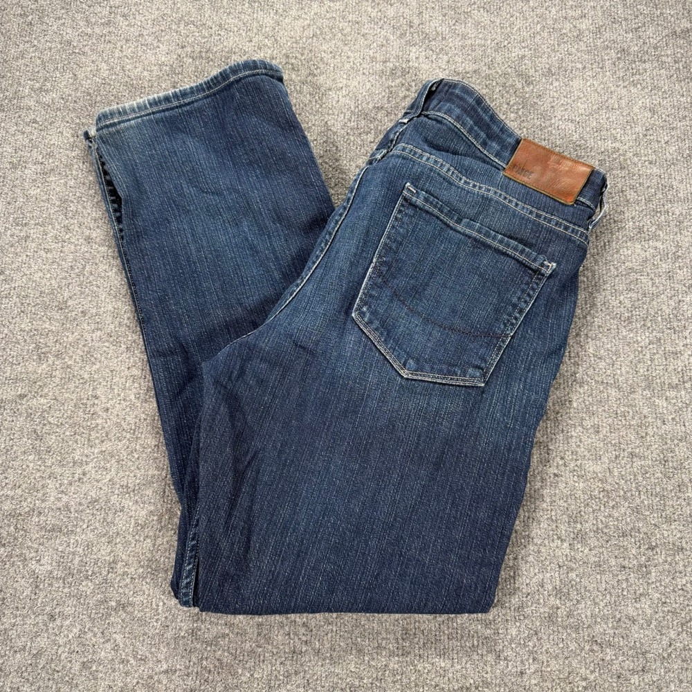Paige Doheny XLong Straight Leg Jeans Bruiser Wash Dark Blue Mens 38x34 #4111